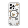 スリムプロテクションプレミアムケース with MagSafe［ オリジナル - CASEPLAYイヌ総柄 - color ］