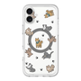 スリムプロテクションプレミアムケース with MagSafe［ オリジナル - CASEPLAYイヌ総柄 - color ］