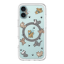スリムプロテクションプレミアムケース with MagSafe［ オリジナル - CASEPLAYイヌ総柄 - color ］