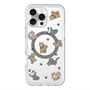 スリムプロテクションプレミアムケース with MagSafe［ オリジナル - CASEPLAYイヌ総柄 - color ］