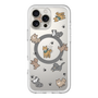 スリムプロテクションプレミアムケース with MagSafe［ オリジナル - CASEPLAYイヌ総柄 - color ］