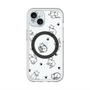 スリムプロテクションプレミアムケース with MagSafe［ オリジナル - CASEPLAYネコ総柄 - black ］