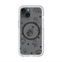 スリムプロテクションプレミアムケース with MagSafe［ オリジナル - CASEPLAYネコ総柄 - black ］