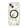 スリムプロテクションプレミアムケース with MagSafe［ オリジナル - CASEPLAYネコ総柄 - black ］