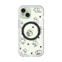 スリムプロテクションプレミアムケース with MagSafe［ オリジナル - CASEPLAYネコ総柄 - black ］