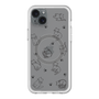 スリムプロテクションプレミアムケース with MagSafe［ オリジナル - CASEPLAYネコ総柄 - black ］