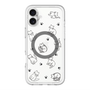 スリムプロテクションプレミアムケース with MagSafe［ オリジナル - CASEPLAYネコ総柄 - black ］