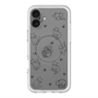 スリムプロテクションプレミアムケース with MagSafe［ オリジナル - CASEPLAYネコ総柄 - black ］