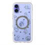 スリムプロテクションプレミアムケース with MagSafe［ オリジナル - CASEPLAYネコ総柄 - black ］