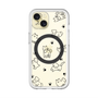 スリムプロテクションプレミアムケース with MagSafe［ オリジナル - CASEPLAYイヌ総柄 - black ］