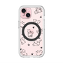 スリムプロテクションプレミアムケース with MagSafe［ オリジナル - CASEPLAYイヌ総柄 - black ］