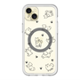 スリムプロテクションプレミアムケース with MagSafe［ オリジナル - CASEPLAYイヌ総柄 - black ］