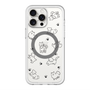 スリムプロテクションプレミアムケース with MagSafe［ オリジナル - CASEPLAYイヌ総柄 - black ］
