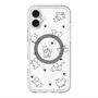 スリムプロテクションプレミアムケース with MagSafe［ オリジナル - CASEPLAYイヌ総柄 - black ］