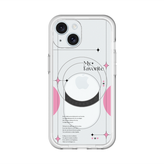 スリムプロテクションプレミアムケース with MagSafe［ オリジナル - チェキケース - ピンク ］