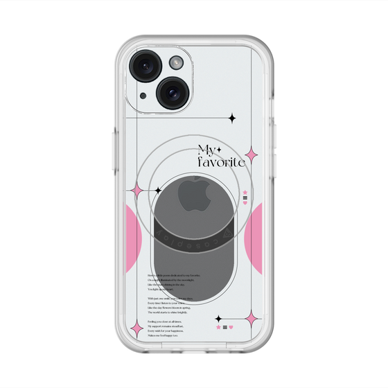 スリムプロテクションプレミアムケース with MagSafe［ オリジナル - チェキケース - ピンク ］
