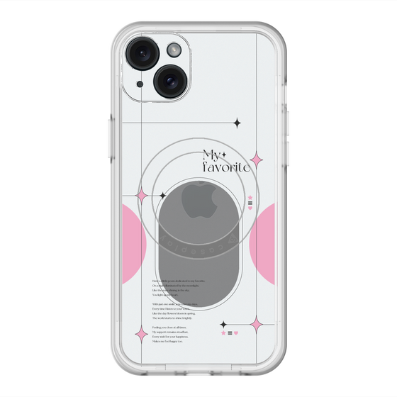 スリムプロテクションプレミアムケース with MagSafe［ オリジナル - チェキケース - ピンク ］