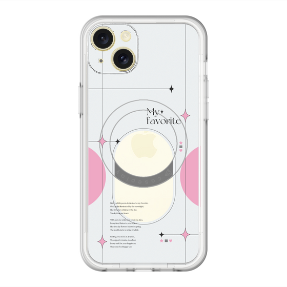 スリムプロテクションプレミアムケース with MagSafe［ オリジナル - チェキケース - ピンク ］