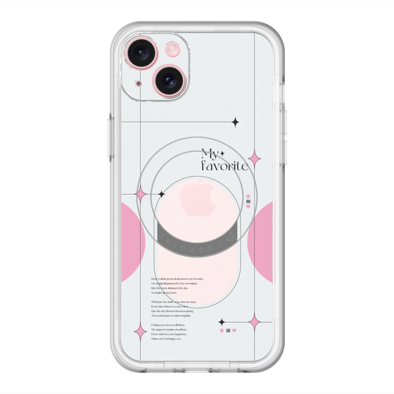 スリムプロテクションプレミアムケース with MagSafe［ オリジナル - チェキケース - ピンク ］