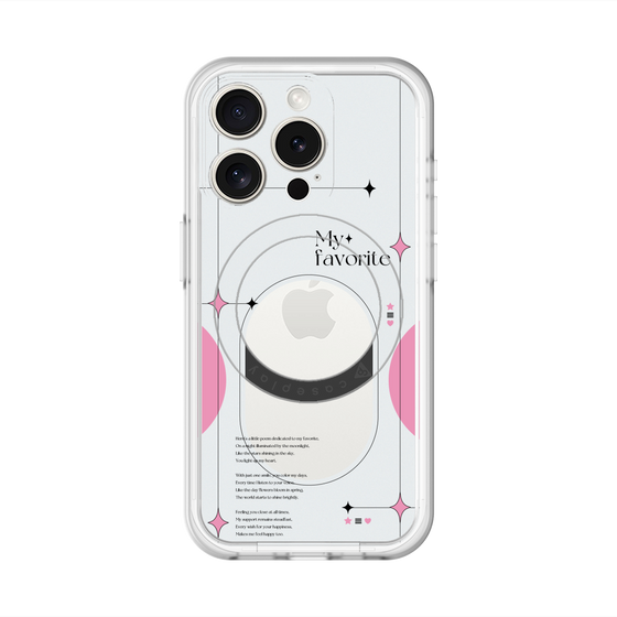スリムプロテクションプレミアムケース with MagSafe［ オリジナル - チェキケース - ピンク ］