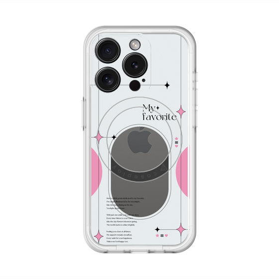 スリムプロテクションプレミアムケース with MagSafe［ オリジナル - チェキケース - ピンク ］