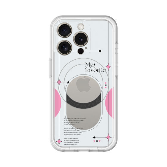 スリムプロテクションプレミアムケース with MagSafe［ オリジナル - チェキケース - ピンク ］