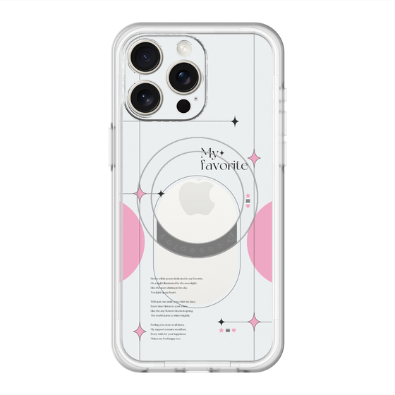 スリムプロテクションプレミアムケース with MagSafe［ オリジナル - チェキケース - ピンク ］