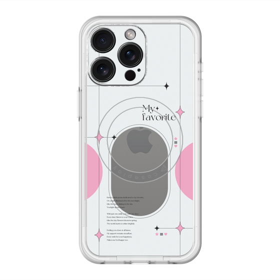 スリムプロテクションプレミアムケース with MagSafe［ オリジナル - チェキケース - ピンク ］