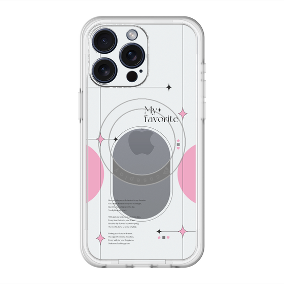 スリムプロテクションプレミアムケース with MagSafe［ オリジナル - チェキケース - ピンク ］