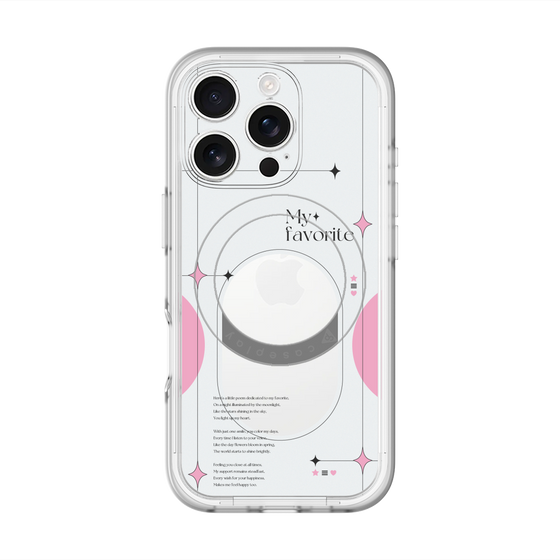スリムプロテクションプレミアムケース with MagSafe［ オリジナル - チェキケース - ピンク ］
