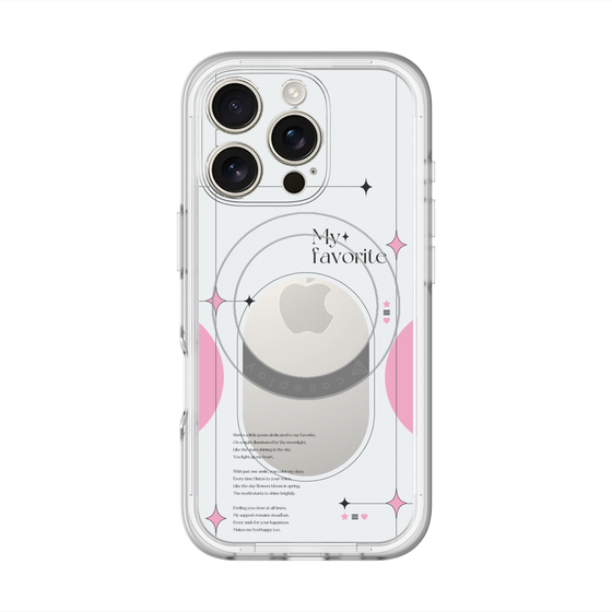 スリムプロテクションプレミアムケース with MagSafe［ オリジナル - チェキケース - ピンク ］