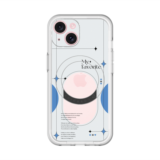 スリムプロテクションプレミアムケース with MagSafe［ オリジナル - チェキケース - ブルー ］