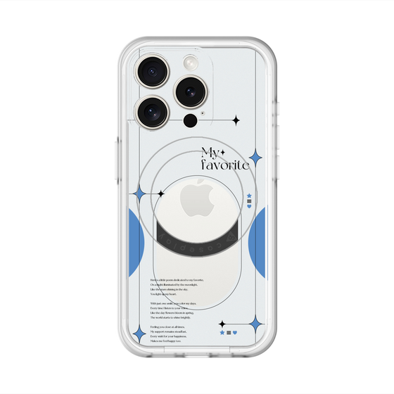 スリムプロテクションプレミアムケース with MagSafe［ オリジナル - チェキケース - ブルー ］