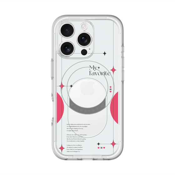スリムプロテクションプレミアムケース with MagSafe［ オリジナル - チェキケース - レッド ］