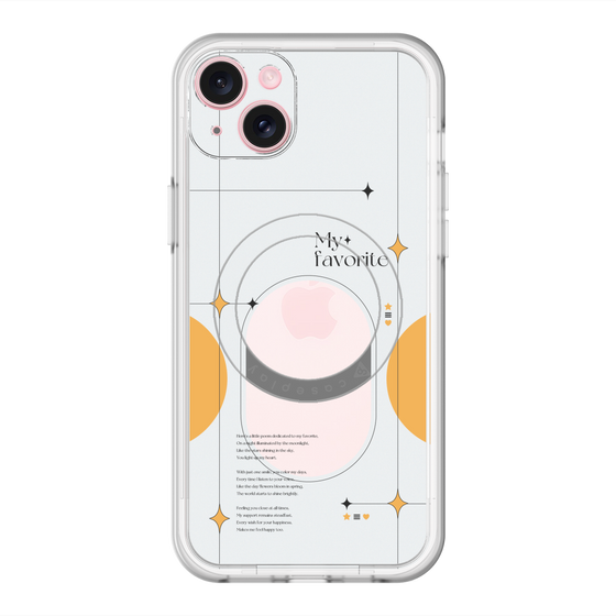 スリムプロテクションプレミアムケース with MagSafe［ オリジナル - チェキケース - オレンジ ］