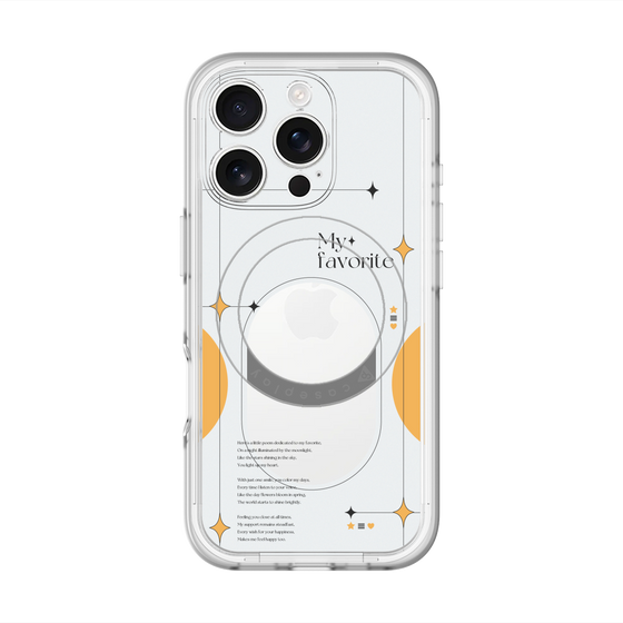 スリムプロテクションプレミアムケース with MagSafe［ オリジナル - チェキケース - オレンジ ］