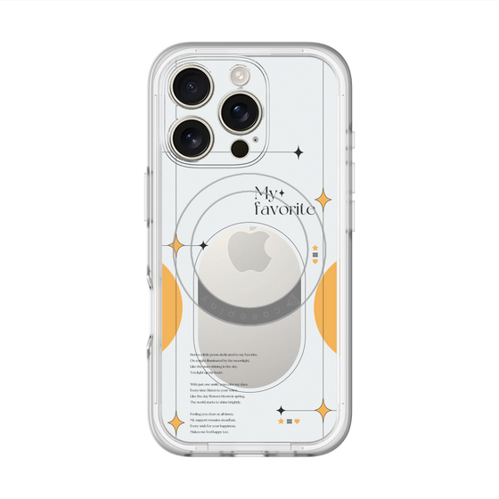 スリムプロテクションプレミアムケース with MagSafe［ オリジナル - チェキケース - オレンジ ］