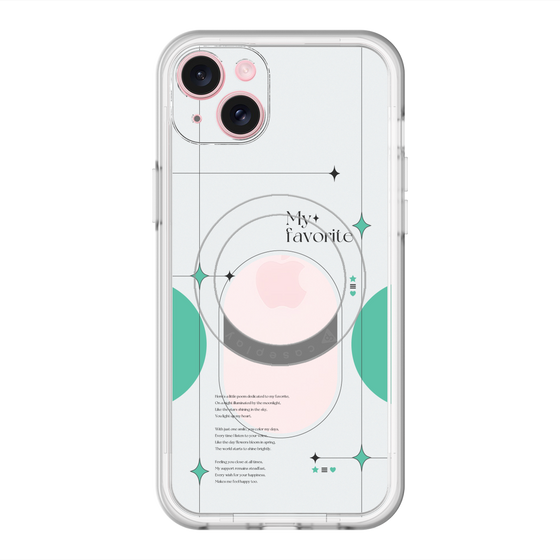 スリムプロテクションプレミアムケース with MagSafe［ オリジナル - チェキケース - グリーン ］