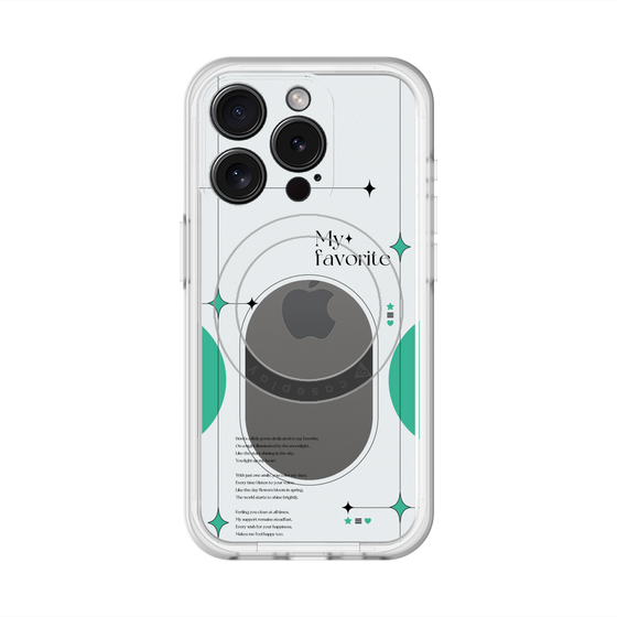 スリムプロテクションプレミアムケース with MagSafe［ オリジナル - チェキケース - グリーン ］