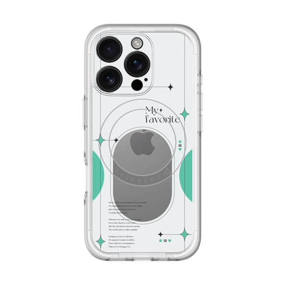 スリムプロテクションプレミアムケース with MagSafe［ オリジナル - チェキケース - グリーン ］