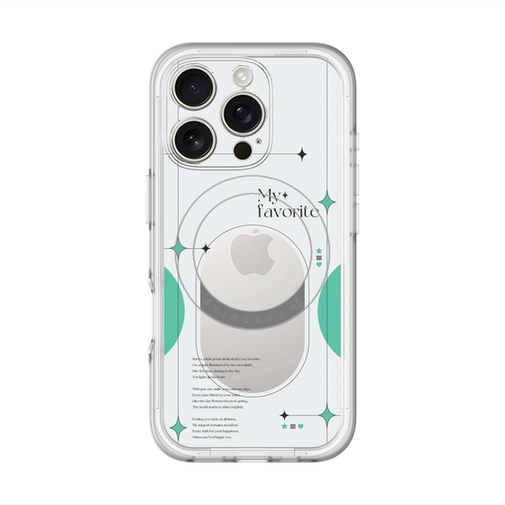 スリムプロテクションプレミアムケース with MagSafe［ オリジナル - チェキケース - グリーン ］
