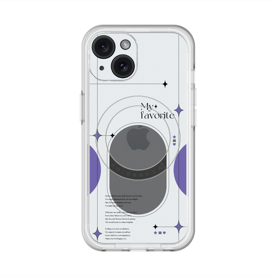 スリムプロテクションプレミアムケース with MagSafe［ オリジナル - チェキケース - パープル ］