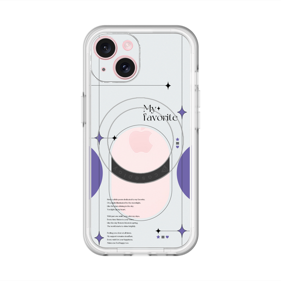 スリムプロテクションプレミアムケース with MagSafe［ オリジナル - チェキケース - パープル ］