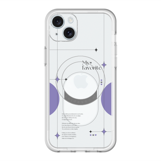 スリムプロテクションプレミアムケース with MagSafe［ オリジナル - チェキケース - パープル ］