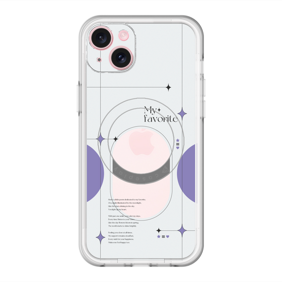 スリムプロテクションプレミアムケース with MagSafe［ オリジナル - チェキケース - パープル ］