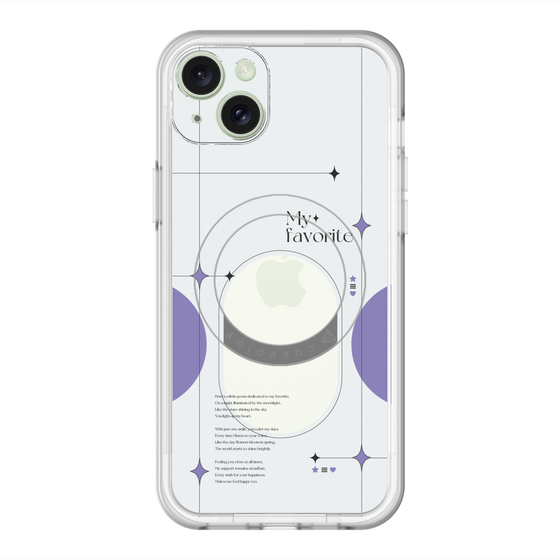 スリムプロテクションプレミアムケース with MagSafe［ オリジナル - チェキケース - パープル ］