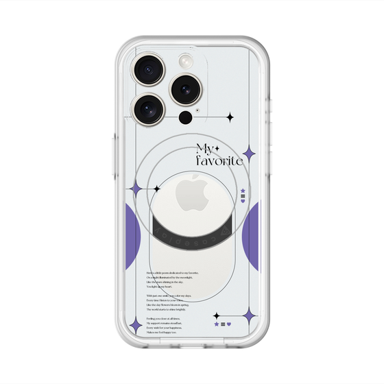 スリムプロテクションプレミアムケース with MagSafe［ オリジナル - チェキケース - パープル ］