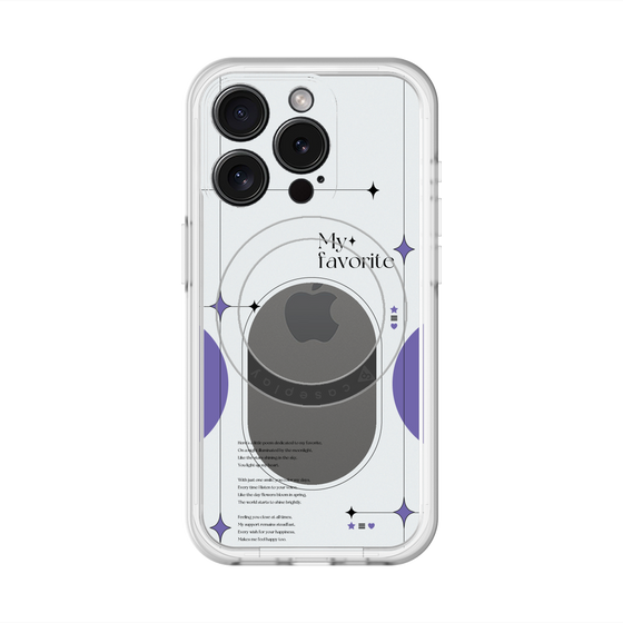 スリムプロテクションプレミアムケース with MagSafe［ オリジナル - チェキケース - パープル ］