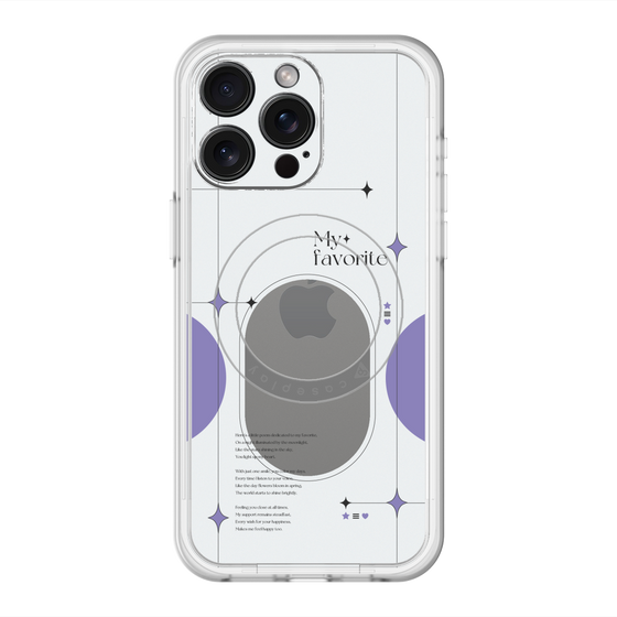 スリムプロテクションプレミアムケース with MagSafe［ オリジナル - チェキケース - パープル ］