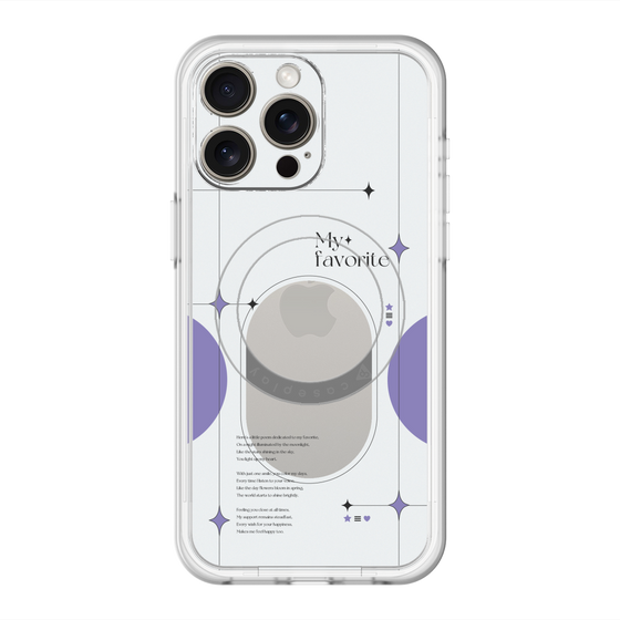 スリムプロテクションプレミアムケース with MagSafe［ オリジナル - チェキケース - パープル ］